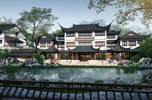 泰国芭提雅“苏园胜境”（B 区 --1）古典园林会所建设工程规划设计方案